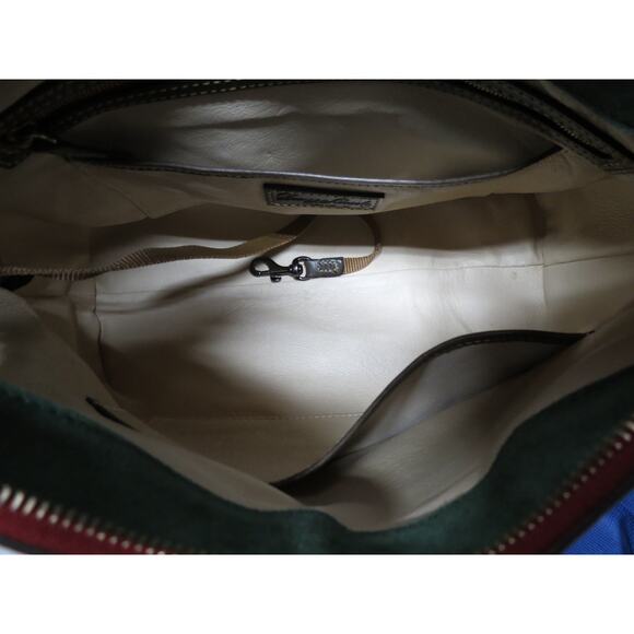 Dooney & Bourke Florentine Leather Large Cassidy Hobo Shoulder Bag Brown/Gray - Picture 15 of 15